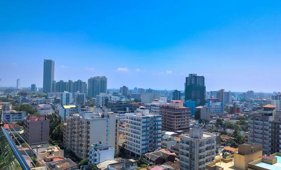 Vista de Colombo, capital de Sri Lanka